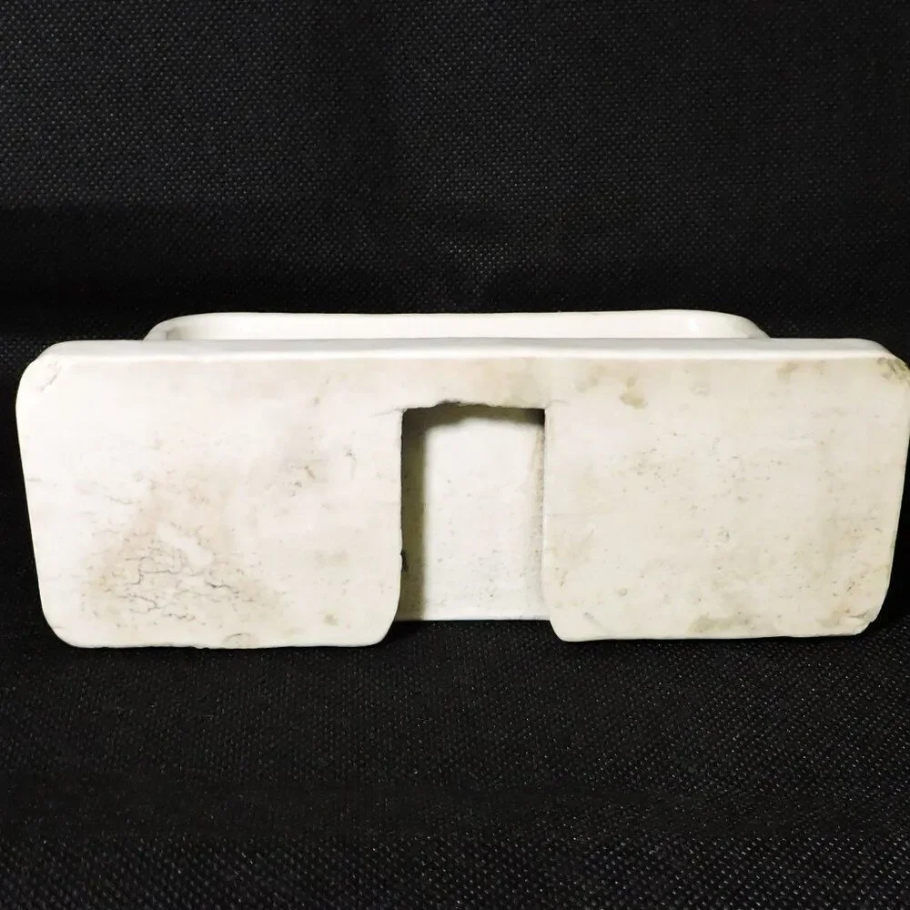 Vintage White Porcelain Toothbrush Holder And Cup Holder Bath Fixtures